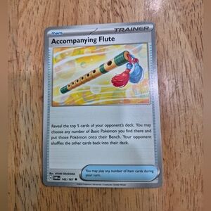 QTY 1 Pokemon Accompanying Flute Trainer Item Card